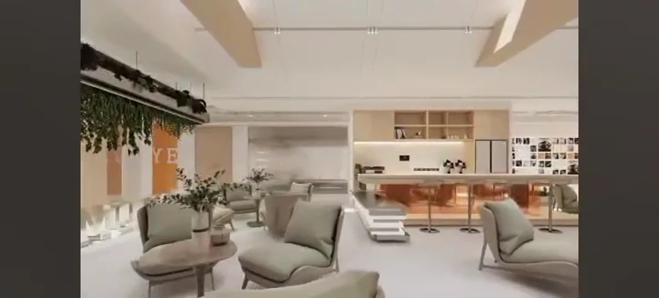 明亮办公空间展示视频封面